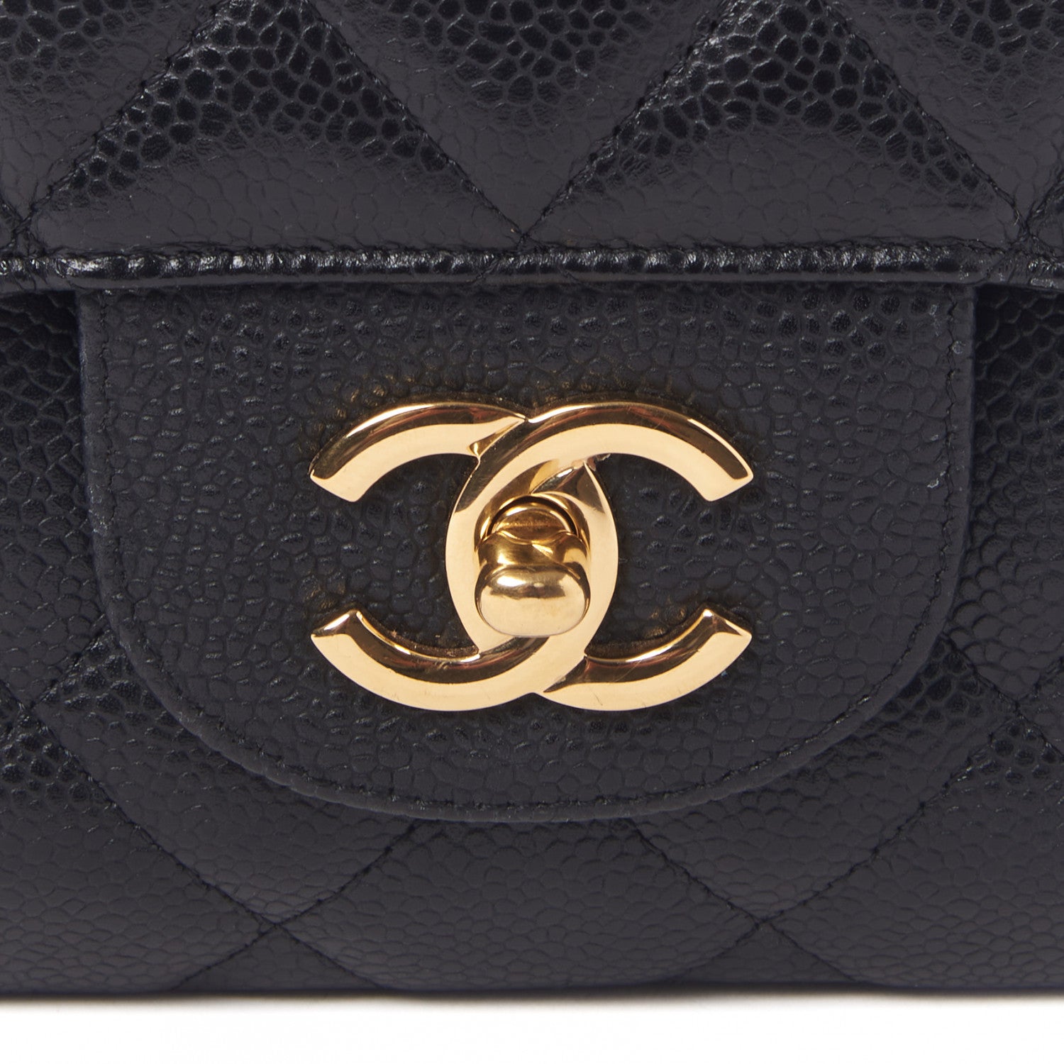 Chanel Caviar Quilted Jumbo Single Flap Black 8 of 10