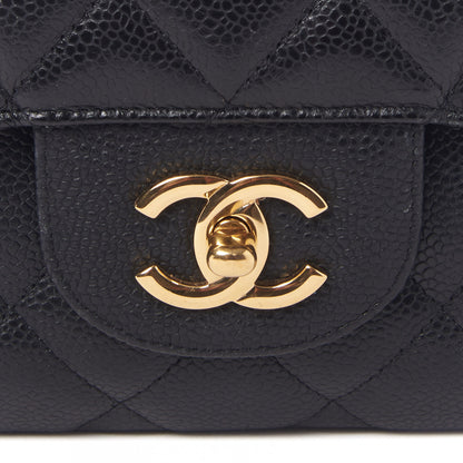 Chanel Caviar Quilted Jumbo Single Flap Black 8 of 10