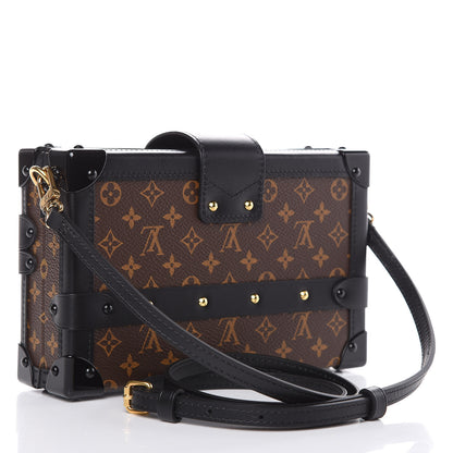 Louis Vuitton Monogram Petite Malle Black 3 of 10