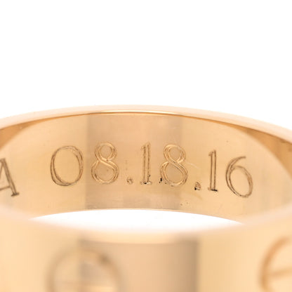 Cartier 18K Yellow Gold 5.5mm LOVE Ring 58 8.5 6 of 6