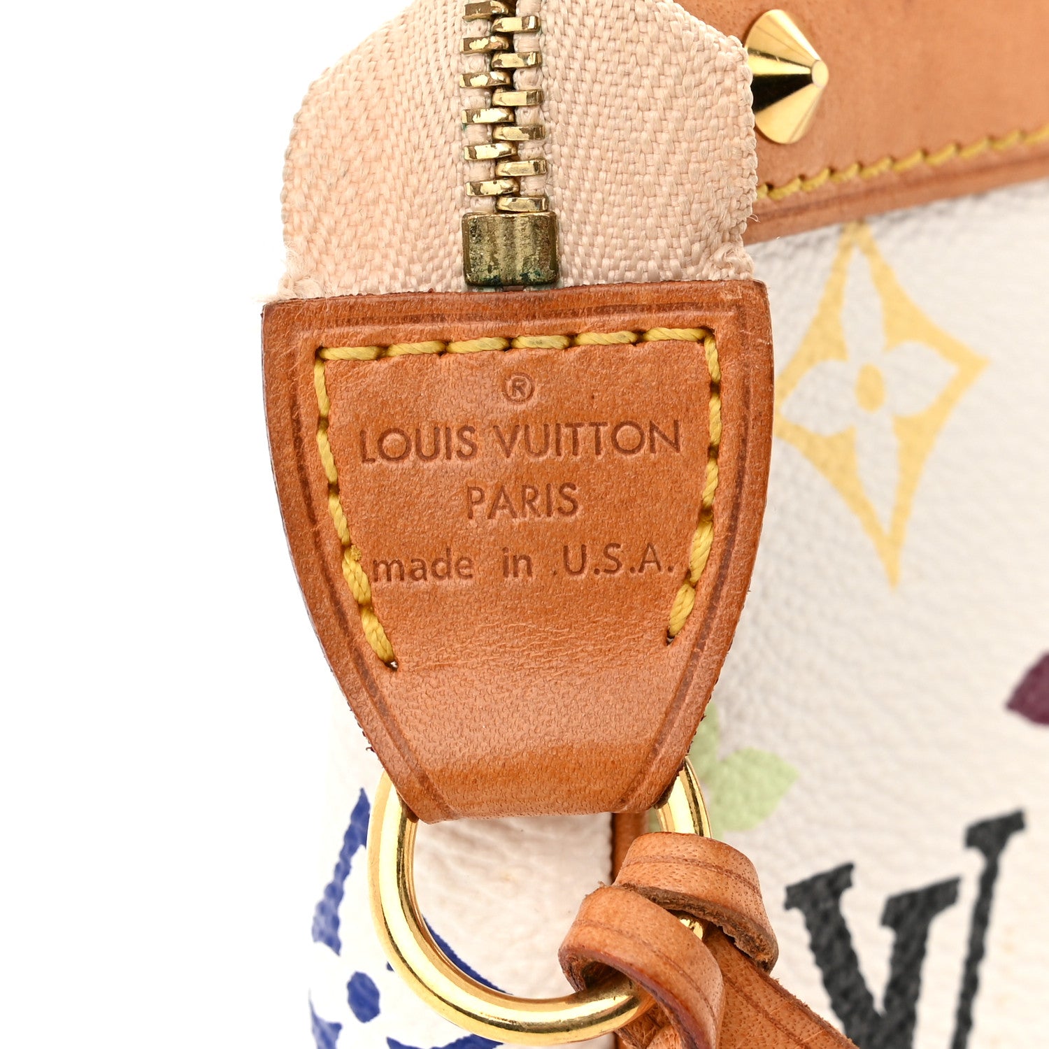 Louis Vuitton Monogram Multicolor Pochette Accessories White 7 of 11