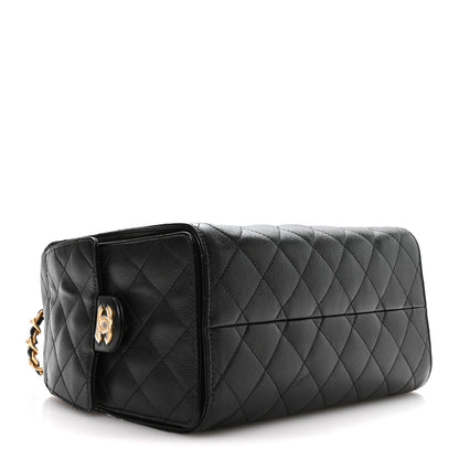 Chanel Caviar Quilted Small Chanel 25 Handbag Black 3 of 10