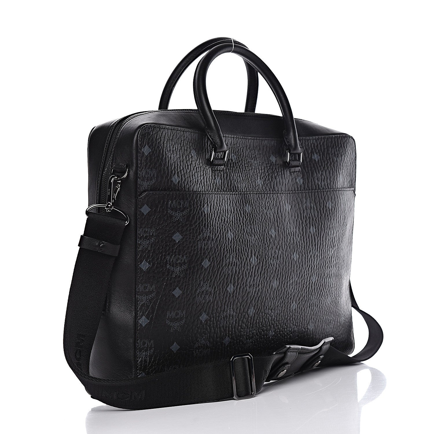 MCM Visetos Medium Markus Briefcase Black 3 of 14