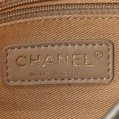 Chanel Metallic Perforated Calfskin Small Up In The Air Flap Light Gold 8 of 13