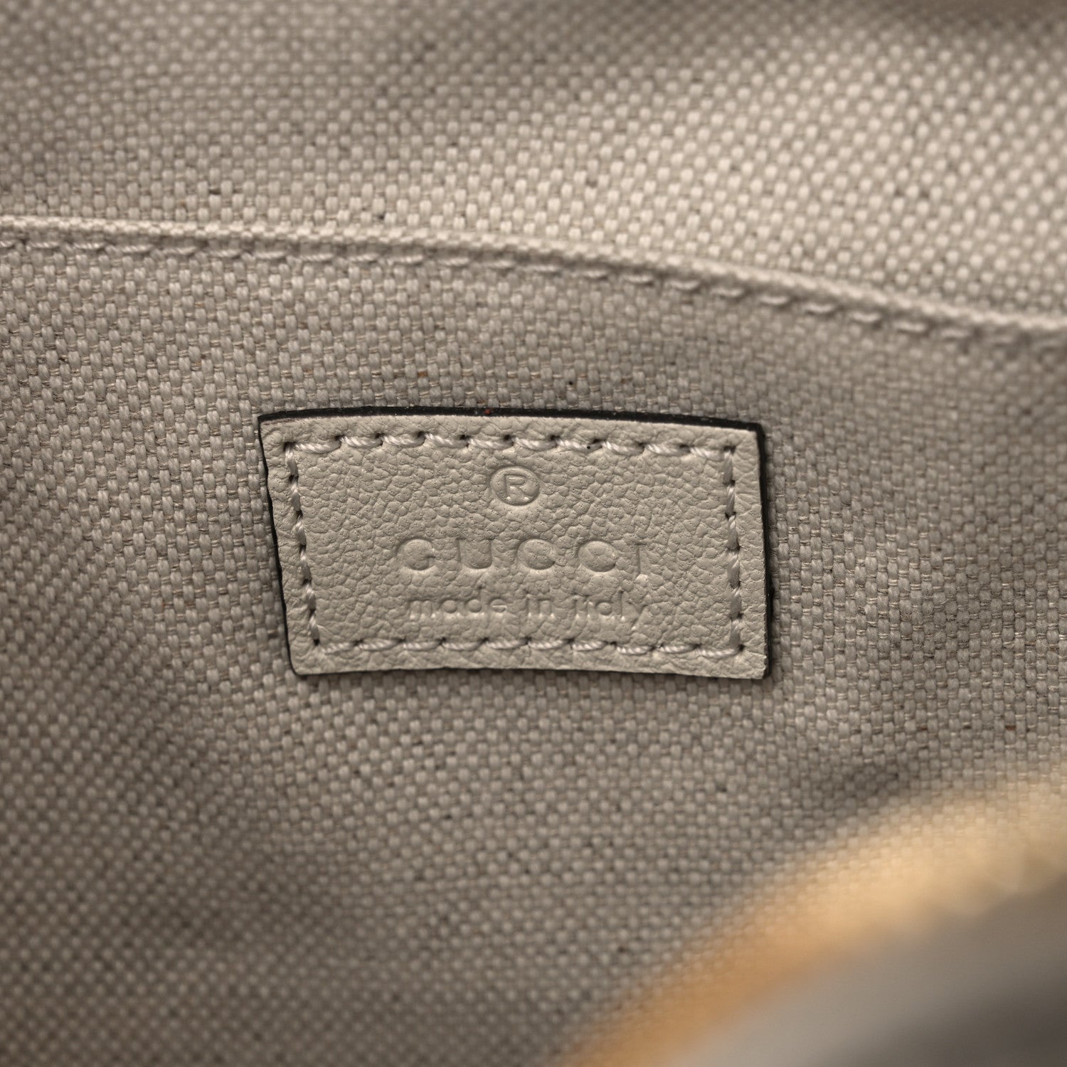 Gucci Sakai Be Green Calfskin Diagonal Stitched Small Blondie Shoulder Bag Mystic White 6 of 10