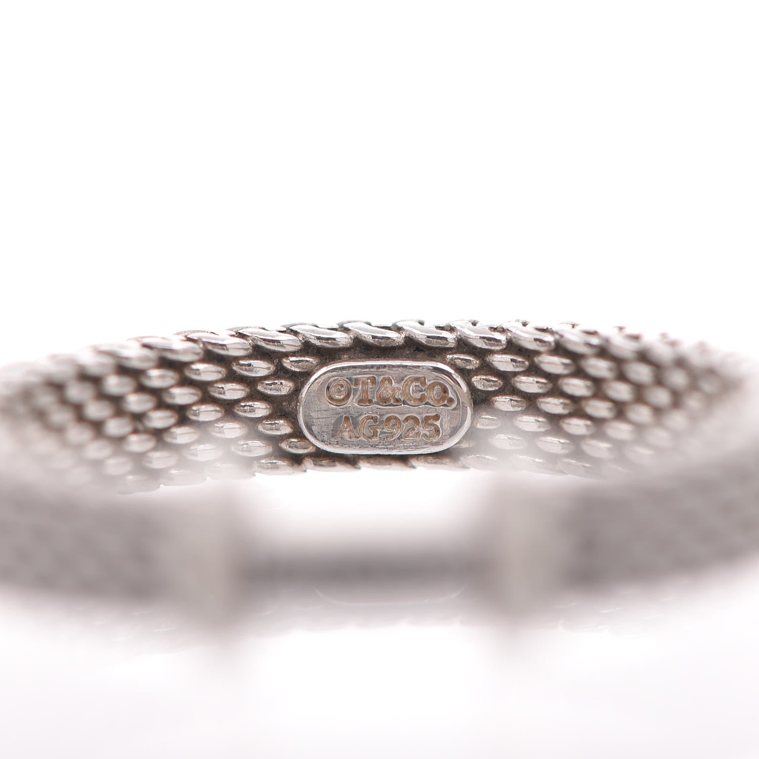 Tiffany Sterling Silver Diamond Narrow Somerset Ring 52 6 4 of 4