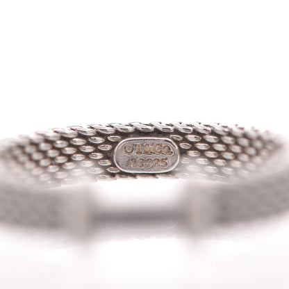 Tiffany Sterling Silver Diamond Narrow Somerset Ring 52 6 4 of 4