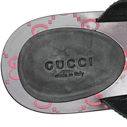 Gucci Canvas Web Womens Kika Thong Sandals 38.5 7 of 10
