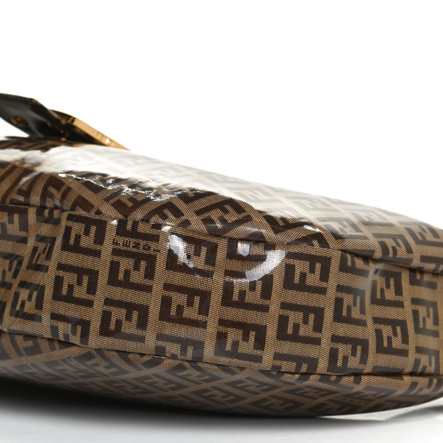 Vinyl Zucchino Shoulder Bag Tobacco