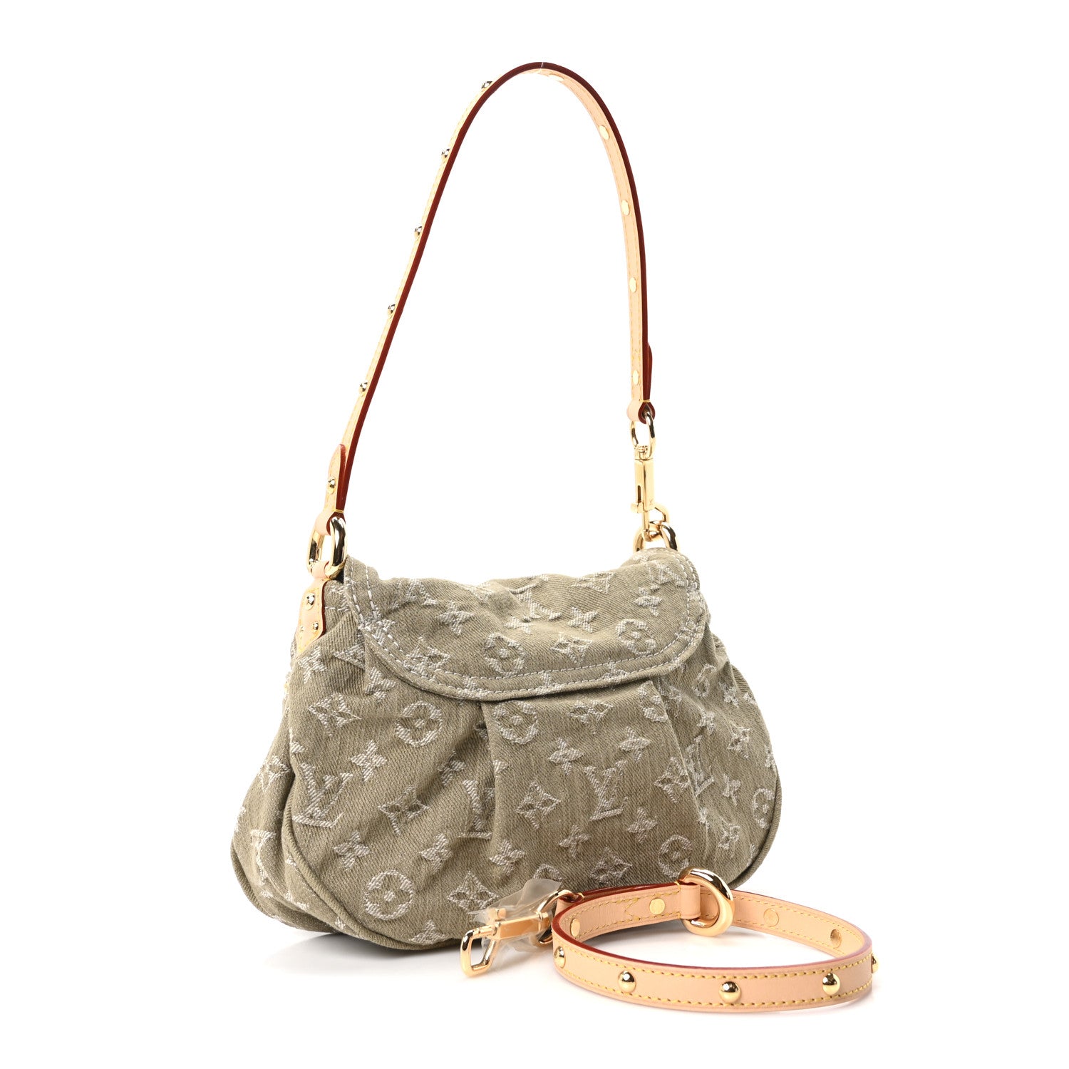 Louis Vuitton Monogram Denim Sunset Khaki 3 of 9