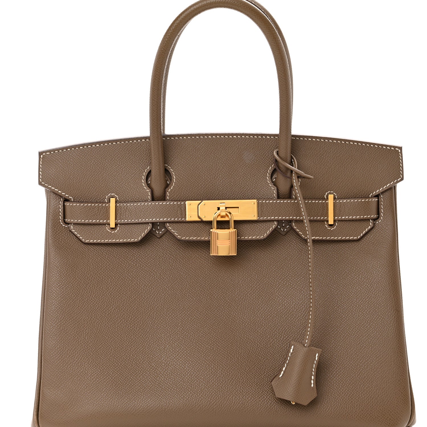 Hermes Epsom BIRKIN 30 Etoupe 8 of 16