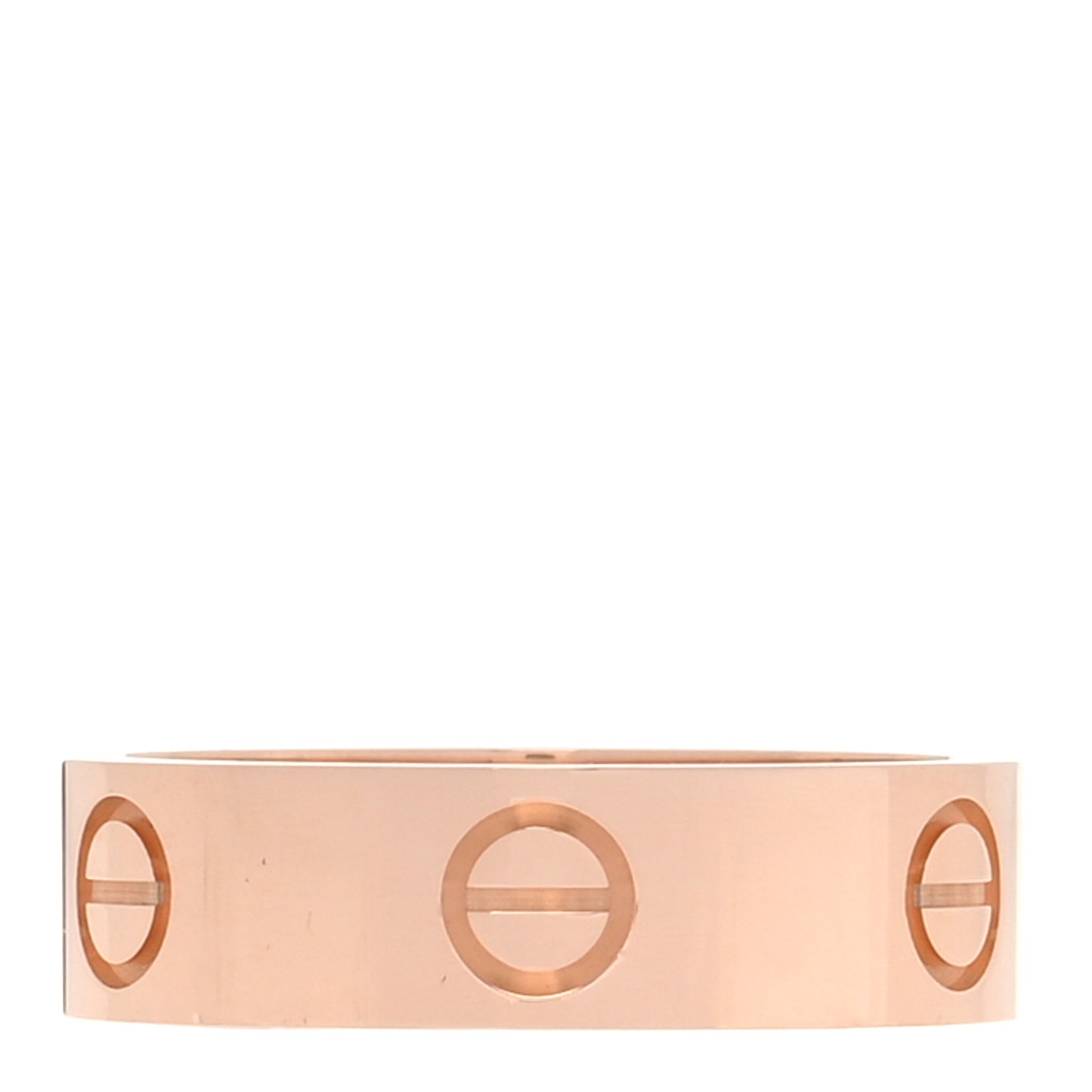 18K Pink Gold 5.5mm LOVE Ring 55 7.25