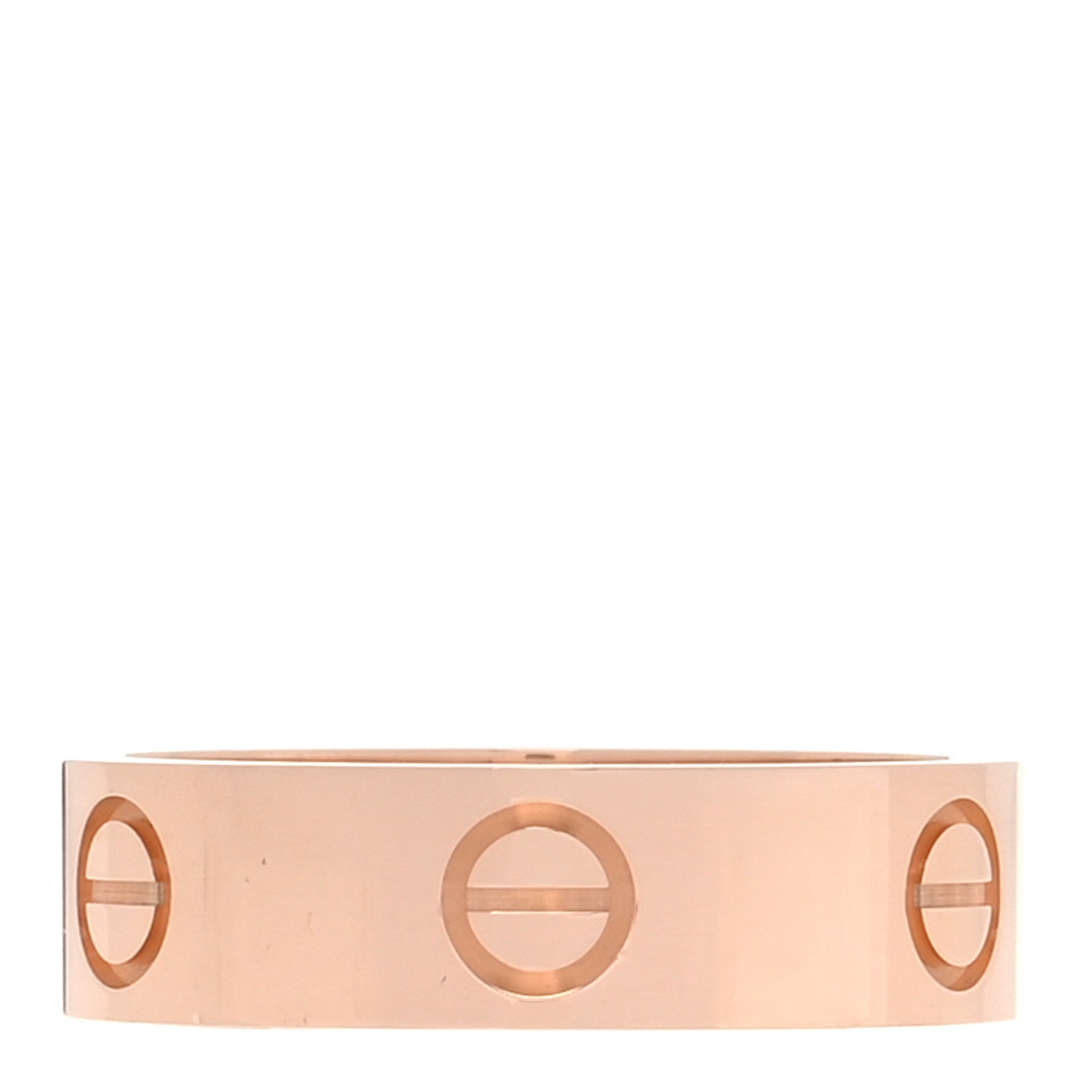 Cartier 18K Pink Gold 5.5mm LOVE Ring 55 7.25 1 of 5