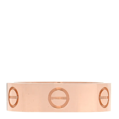 Cartier 18K Pink Gold 5.5mm LOVE Ring 55 7.25 1 of 5