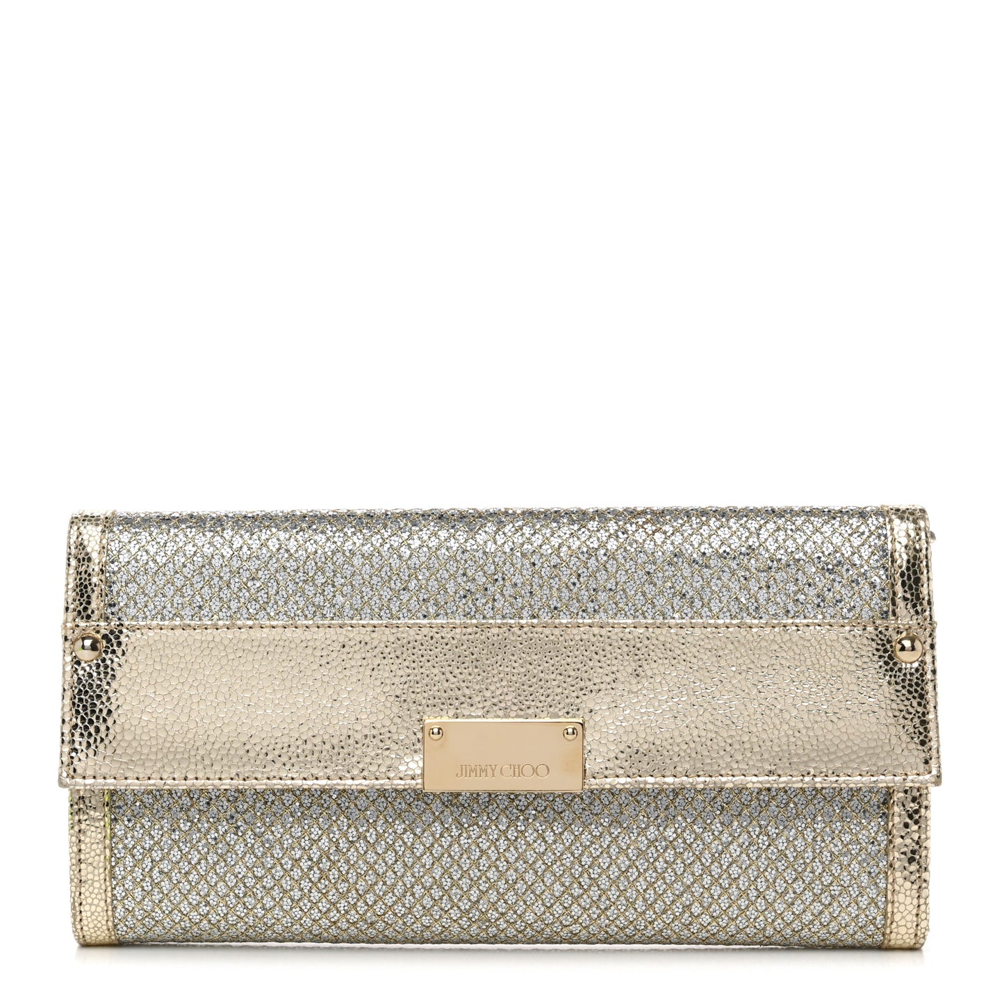 Glitter Fabric Reese Clutch Wallet Metallic