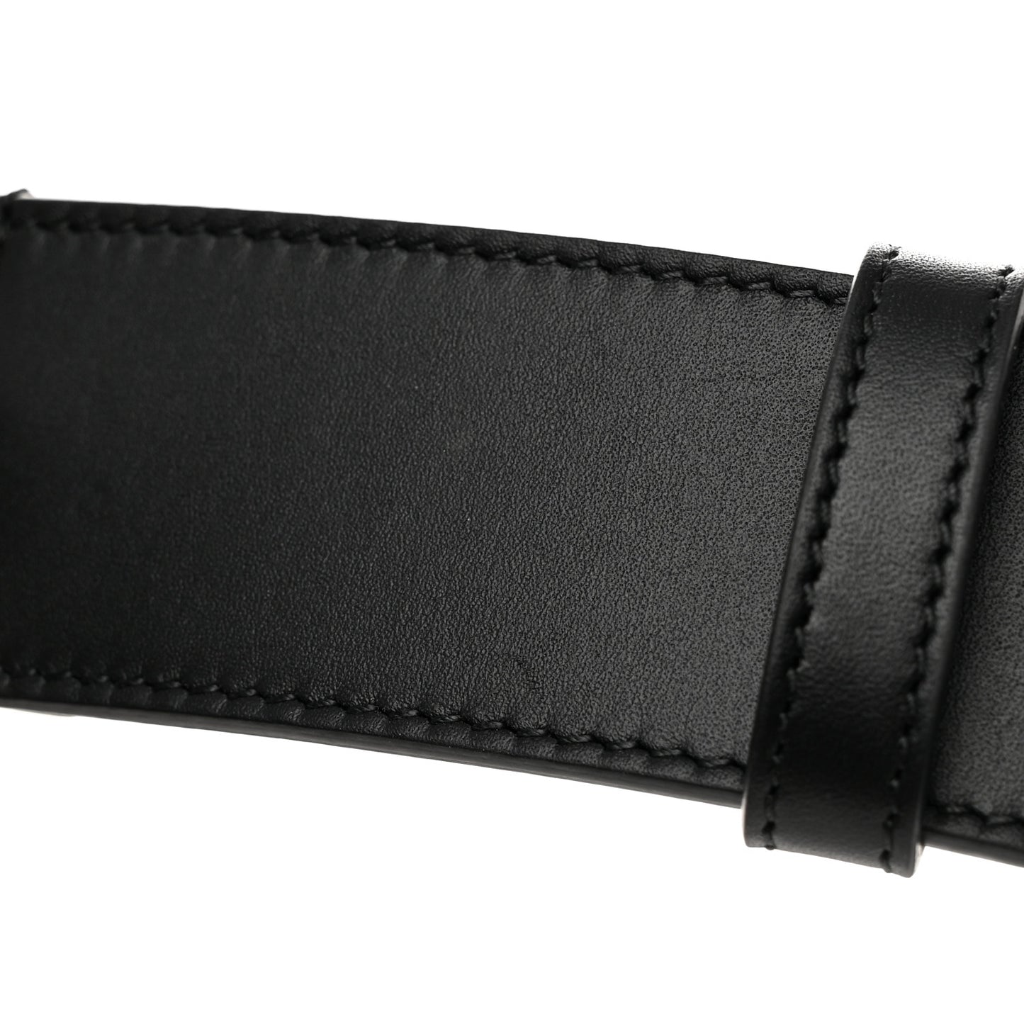 Calfskin Crystal Double G 40mm Belt 90 36 Black