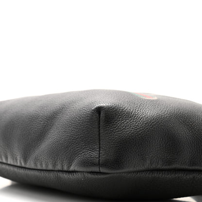 Gucci Grained Calfskin Logo Belt Bag Black 10 of 11