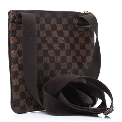 Louis Vuitton Damier Ebene Brooklyn Flat Pochette 3 of 17
