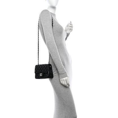 Chanel Lambskin Quilted Mini Square Flap Black 2 of 11