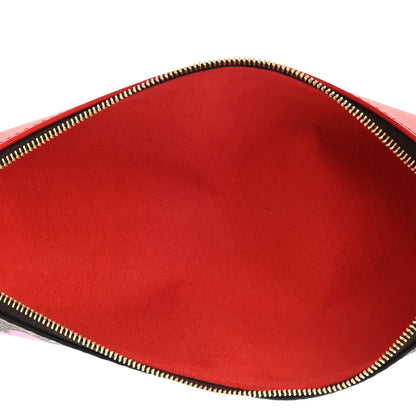 Louis Vuitton Monogram Monogram 2021 Christmas Animation London Elizabeth Pencil Pouch Coquelicot 5 of 7