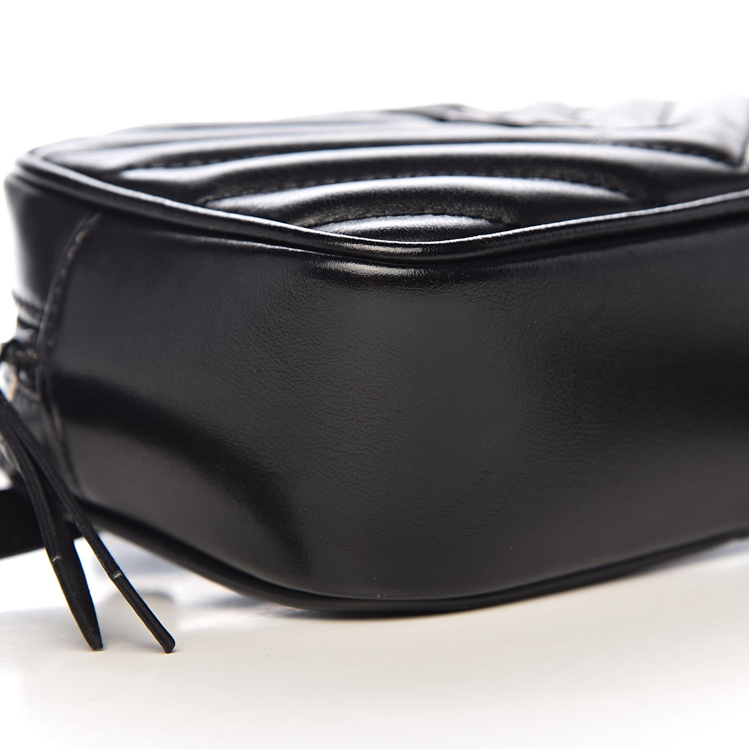 Saint Laurent Calfskin Matelasse Monogram Lou Belt Bag Black 8 of 10
