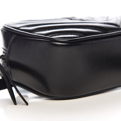 Saint Laurent Calfskin Matelasse Monogram Lou Belt Bag Black 8 of 10