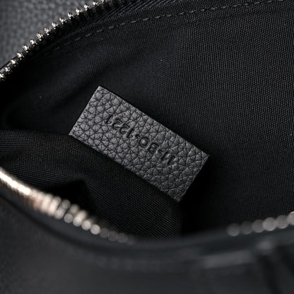 Christian Dior Grained Calfskin Kim Jones Saddle Bag Black 6 of 9