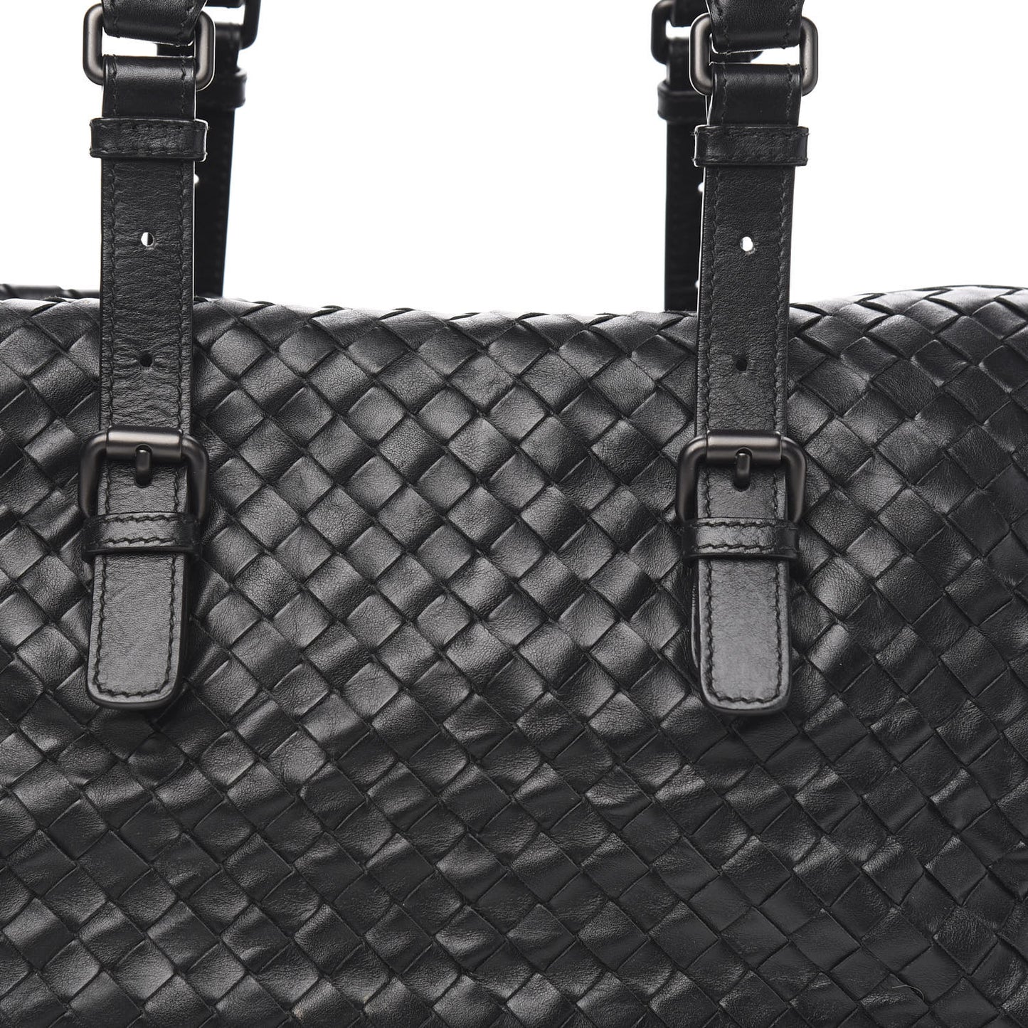 Nappa Intrecciato Montaigne Bag Black