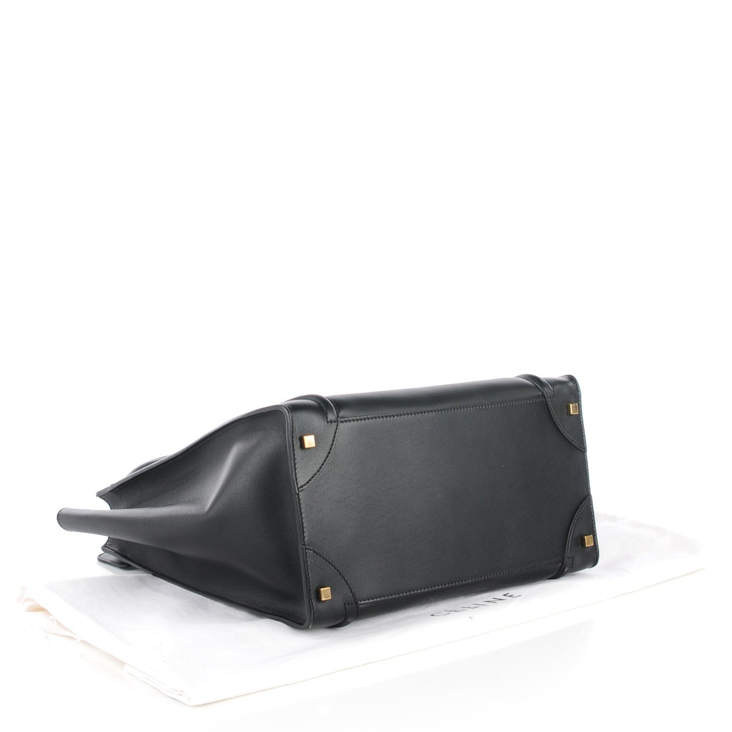 Smooth Calfskin Medium Luggage Black