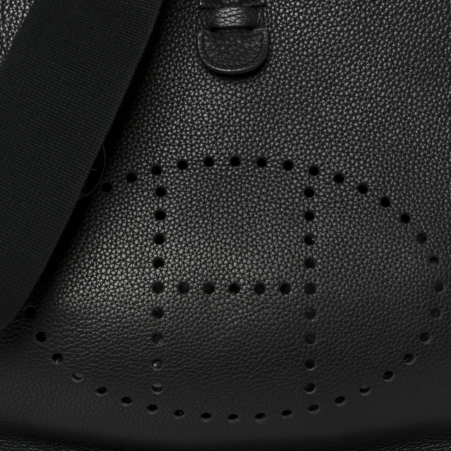 Hermes Taurillon Clemence Evelyne II PM Black 8 of 10