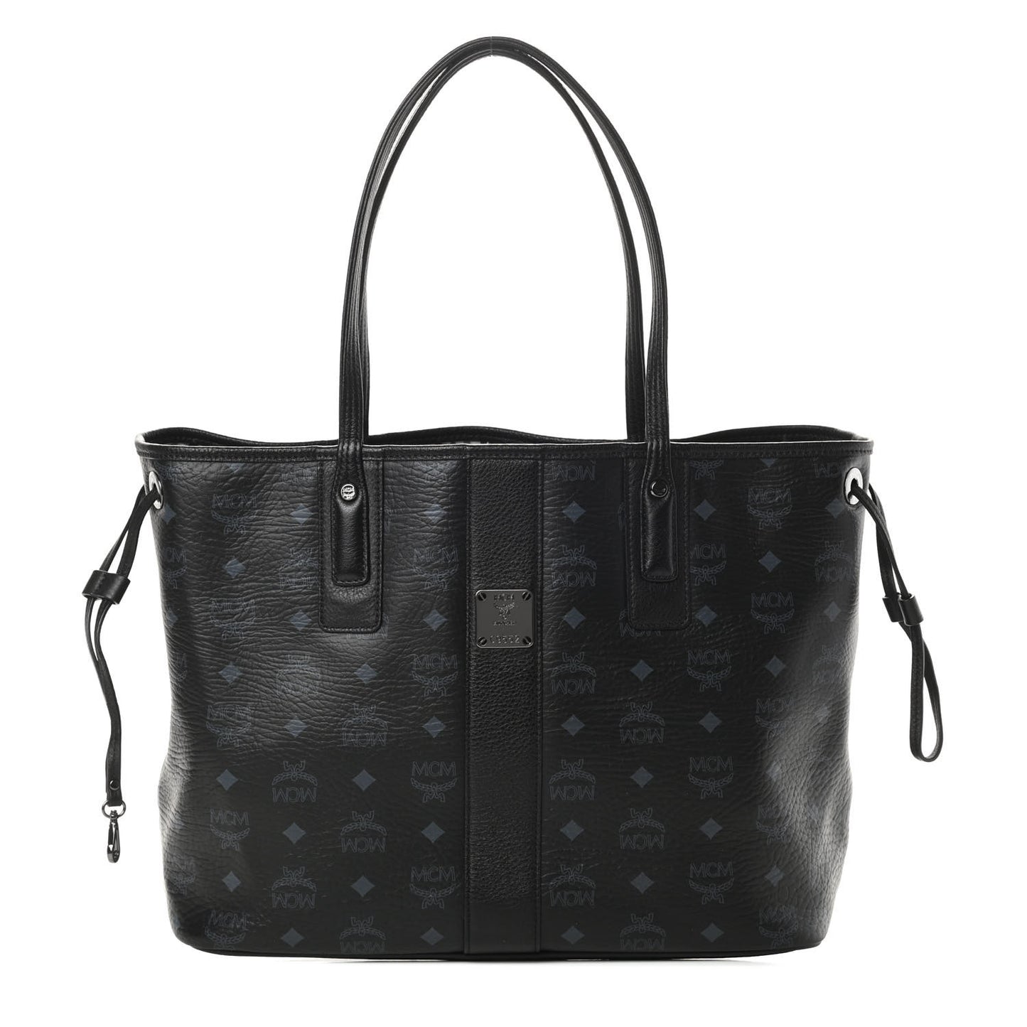 Visetos Medium Liz Reversible Shopper Tote Black
