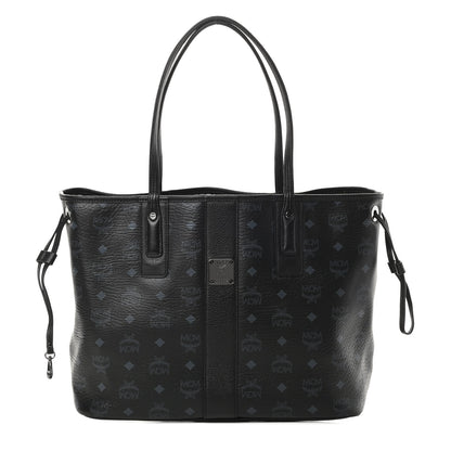 MCM Visetos Medium Liz Reversible Shopper Tote Black 1 of 18