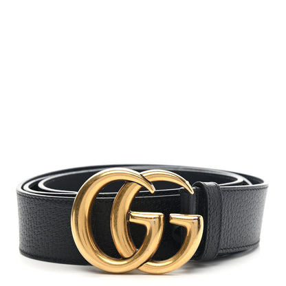 Gucci Textured Calfskin Double G 40mm Belt 110 44 Black 1 of 6