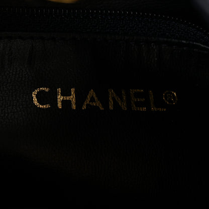 Chanel Canvas Lambskin Quilted CC Drawstring Shoulder Bag Red Navy 5 of 13