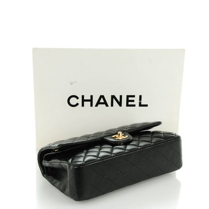 Chanel Lambskin Quilted Medium Double Flap Black 4 of 8