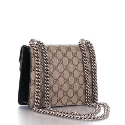 Gucci GG Supreme Monogram Mini Dionysus Shoulder Bag Black 3 of 6