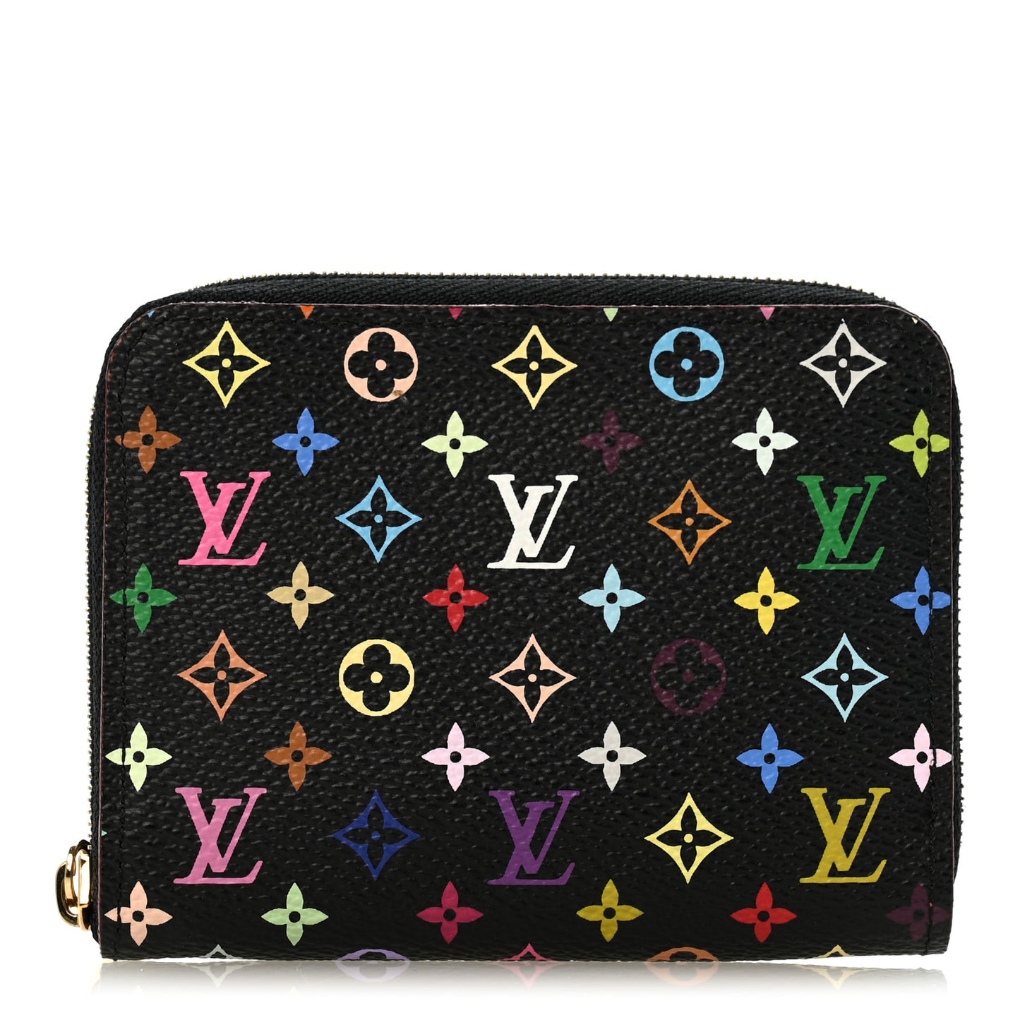 Monogram Multicolor Zippy Coin Purse Black Grenade