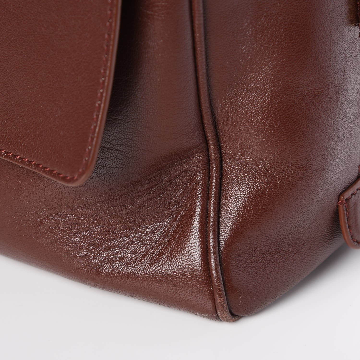 Marc Jacobs Leather Frankie Zip Handbag Chestnut 15 of 16