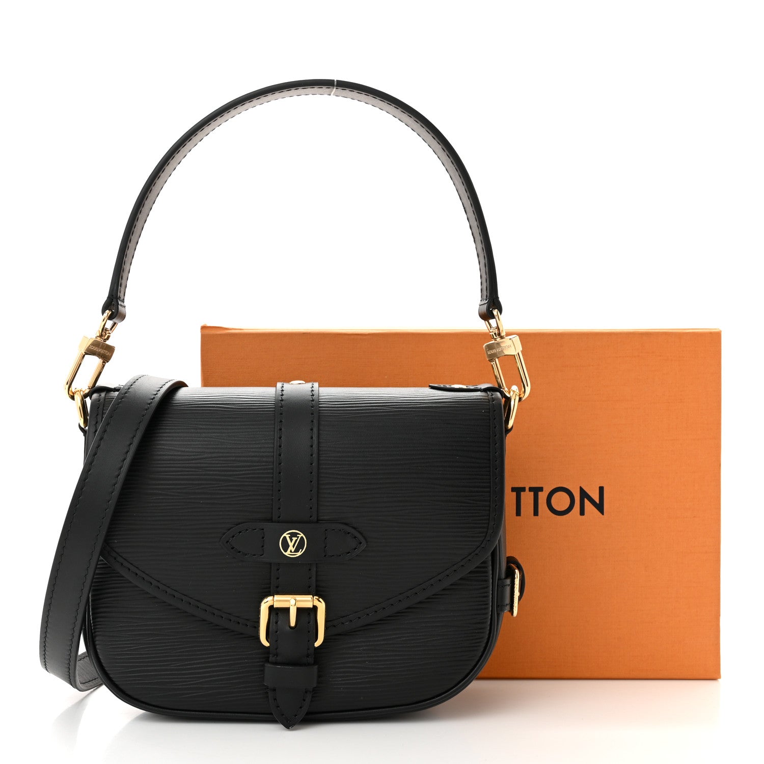 Louis Vuitton Epi Saumur BB Black 10 of 10