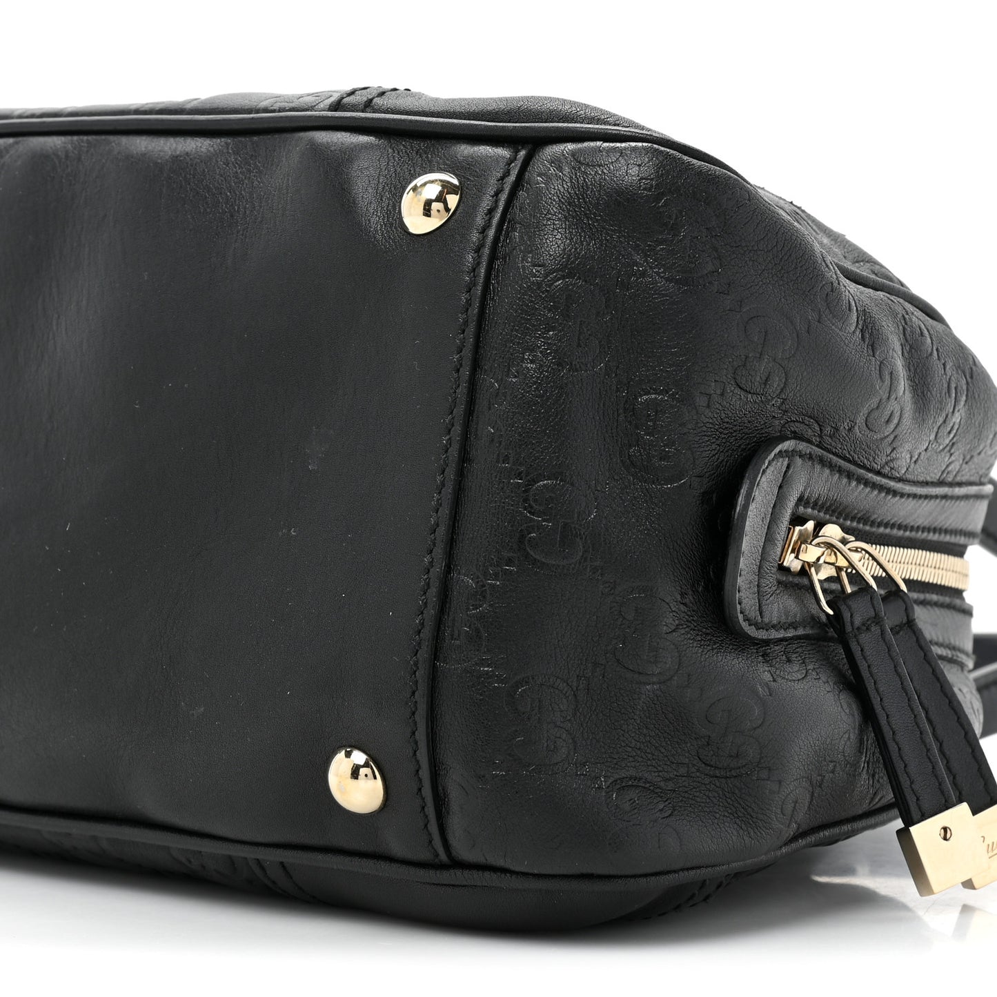 Guccissima Small Princy Satchel Black