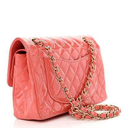 Chanel Patent Small Double Flap Pink 3 of 13