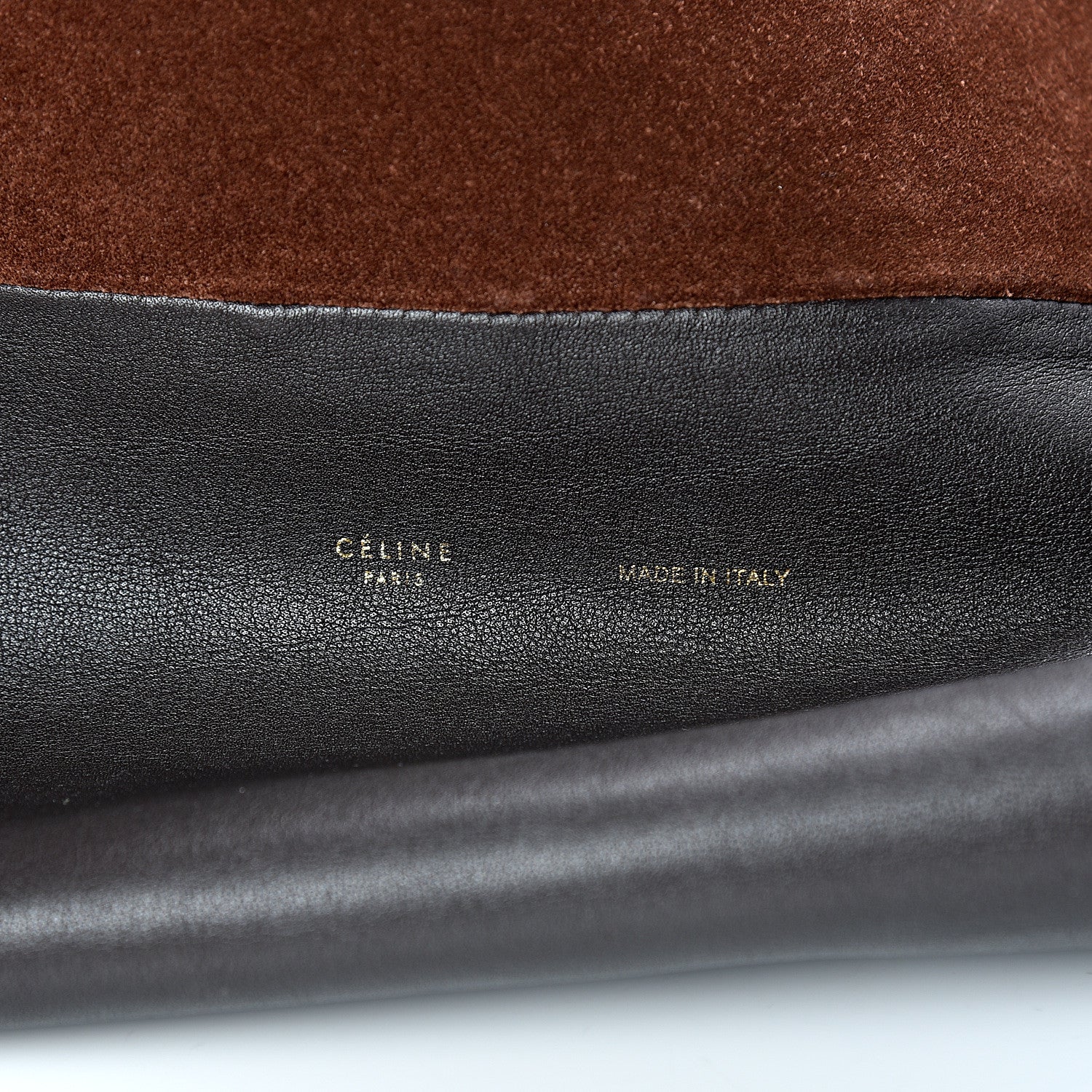 Celine Calfskin Suede All Soft Shoulder Bag Indigo 5 of 16