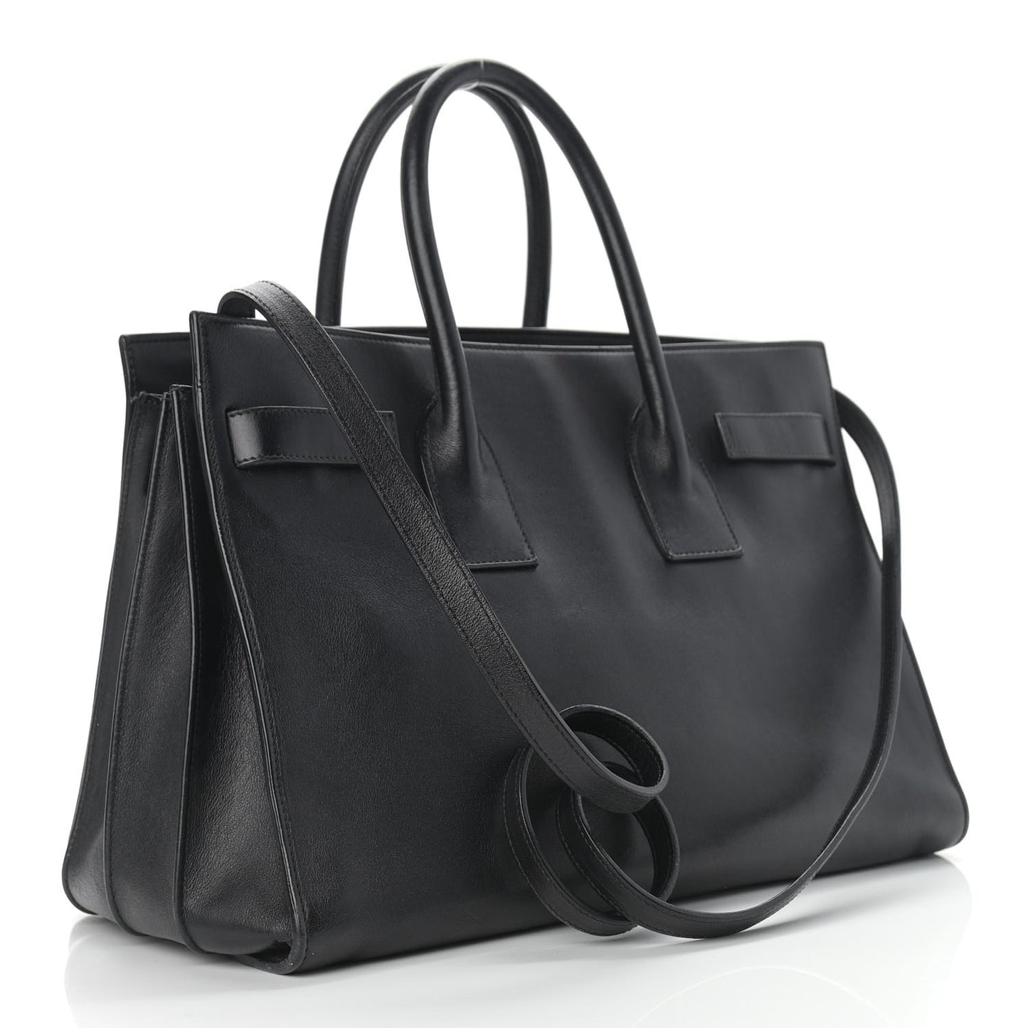 Calfskin Sac De Jour Black