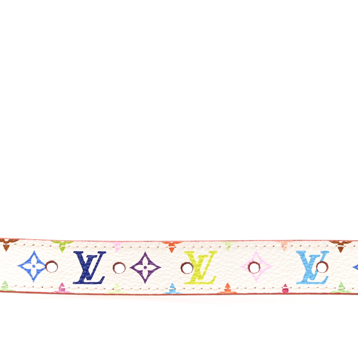 Louis Vuitton Monogram Multicolor LV Initiales Belt 85 34 White 3 of 7