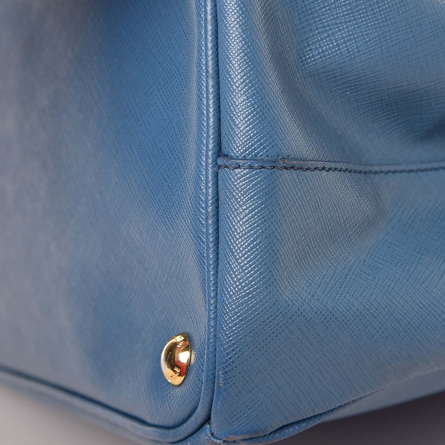 Prada Saffiano Large Galleria Double Zip Tote Cobalto 33 of 33