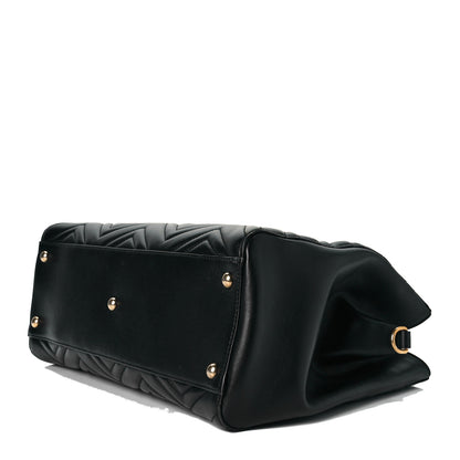 Gucci Calfskin Matelasse Medium GG Marmont Tote Black 5 of 7