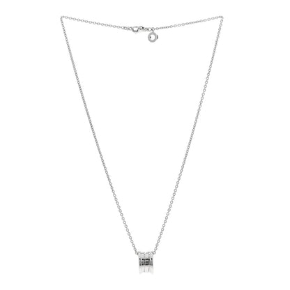 Bulgari 18K White Gold B.Zero1 Pendant Necklace 3 of 6