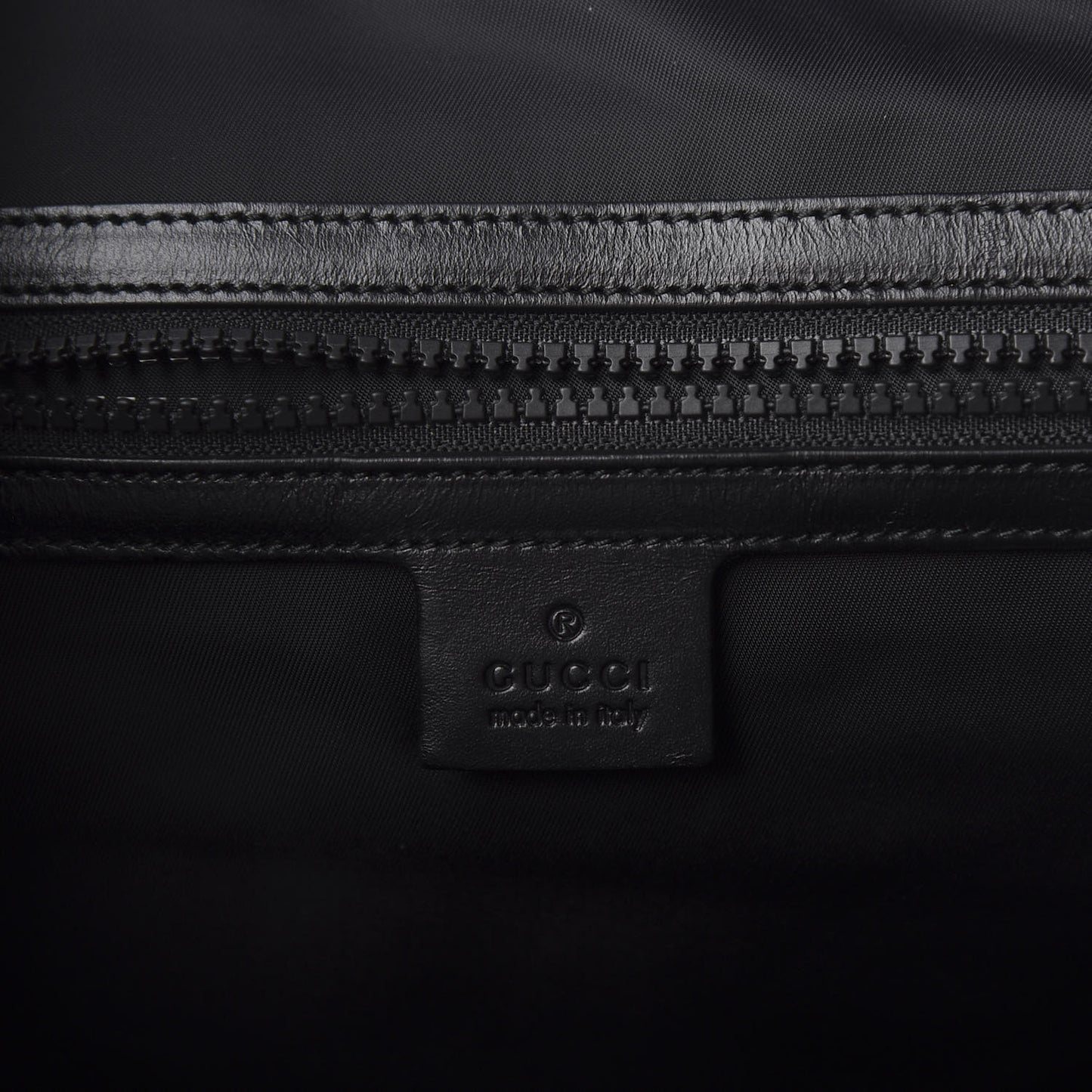 Mesh Web Hollywood Embroidered Double Buckle Backpack Black