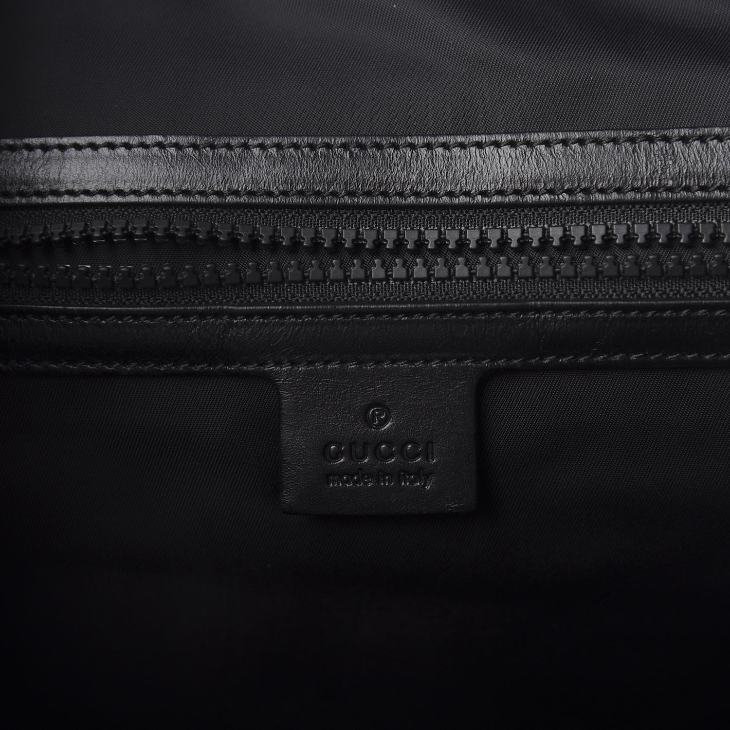 Gucci Mesh Web Hollywood Embroidered Double Buckle Backpack Black 7 of 9