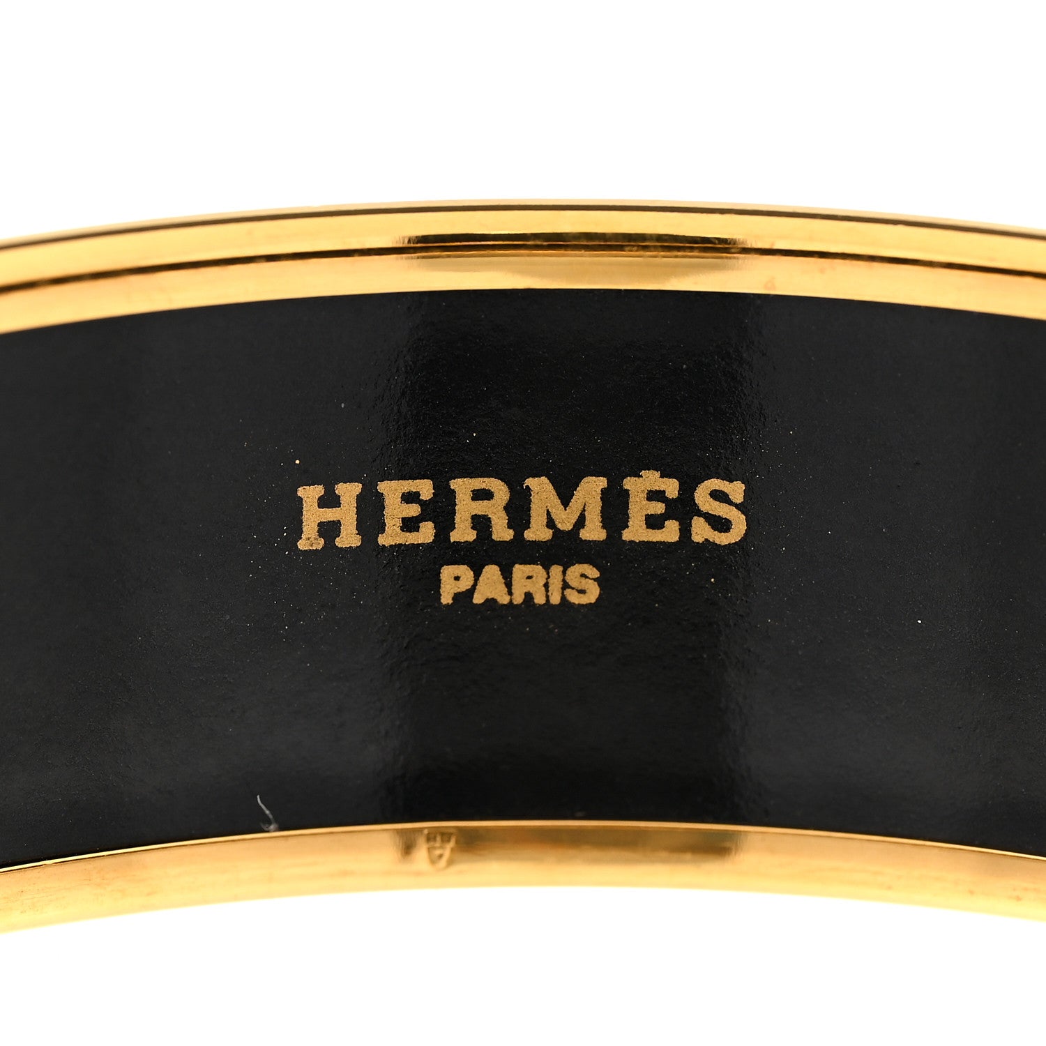 Hermes Enamel Printed Wide Bracelet 70 Red 4 of 5